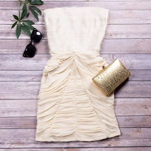 Bebe Beige Dress